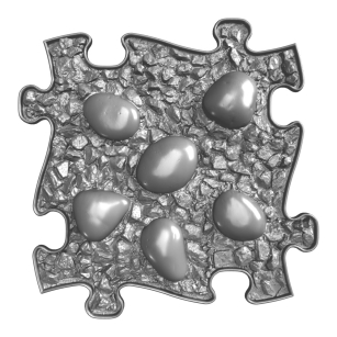 MUFFIK Orthopädische Strukturmatten Wüste-Set - 8 Teile für taktile Wahrnehmung - Barfußpfad
