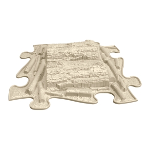 Strukturmatte Baumstamm mit harter Oberfläche in Beige