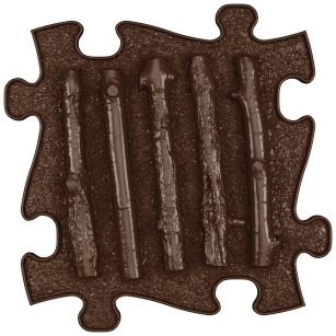 Strukturmatte Zweige mit harter Oberfläche in Braun