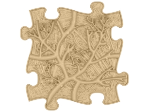 MUFFIK Orthopädische Strukturmatten Small-Set Pastellfarbe - 6 Teile für taktile Wahrnehmung