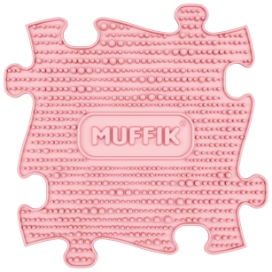 Strukturmatte Muffik mit weicher Oberfläche in Pink (Pastel)