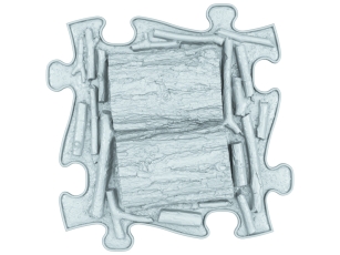 MUFFIK Orthopädische Strukturmatten Regenbogen Pastel Set - 8 Teile für taktile Wahrnehmung - Barfußpfad