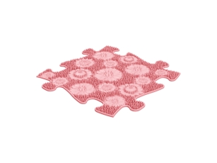 MUFFIK Orthopädische Strukturmatten Regenbogen Pastel Set - 8 Teile für taktile Wahrnehmung - Barfußpfad