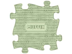 MUFFIK Orthopädische Strukturmatten Regenbogen Pastel Set - 8 Teile für taktile Wahrnehmung - Barfußpfad