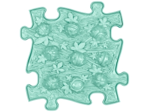 MUFFIK Orthopädische Strukturmatten Regenbogen Pastel Set - 8 Teile für taktile Wahrnehmung - Barfußpfad