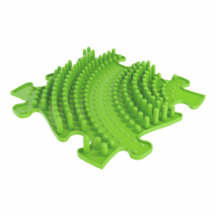 Strukturmatte Welle mit harter Oberfläche in Lime