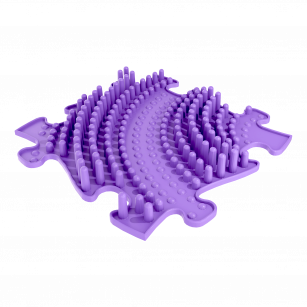 Strukturmatte Welle mit harter Oberfläche in Violett