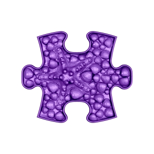 Strukturmatte Seestern-mini mit weicher Oberfläche in Violett