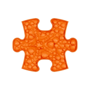 Strukturmatte Seestern-mini mit harter Oberfläche in Orange