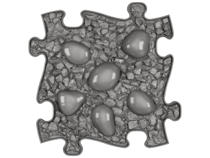 MUFFIK Orthopädische Strukturmatten Basic Set -2 - 11 Teile für taktile Wahrnehmung - Barfußpfad