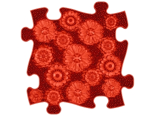 MUFFIK Orthopädische Strukturmatten Basic Set -2 - 11 Teile für taktile Wahrnehmung - Barfußpfad