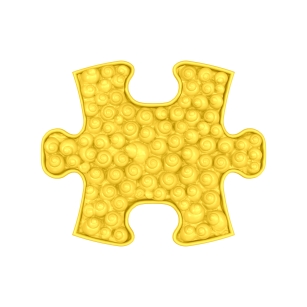 Strukturmatte Rapana Schnecke - mini mit weicher Oberfläche in Gelb