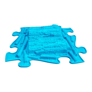 Strukturmatte Baumstamm mit harter Oberfläche in Blau