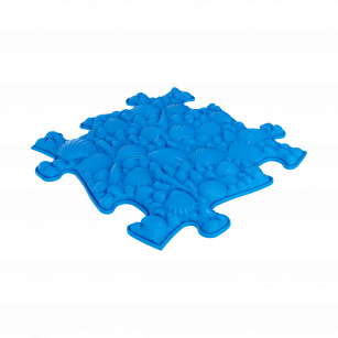 Strukturmatte Muscheln mit weicher Oberfläche in Blau