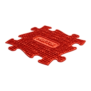 Strukturmatte Muffik mit harter Oberfläche in Rot