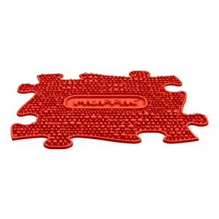 Strukturmatte Muffik mit harter Oberfläche in Rot