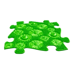Strukturmatte Blumenfeld mit weicher Oberfläche in Lime
