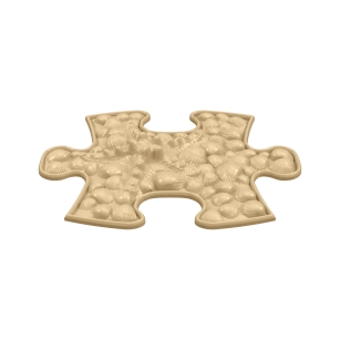 Strukturmatte Seestern-mini mit harter Oberfläche in Beige