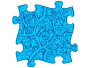 MUFFIK Orthopädische Strukturmatten Small-Set - 6 Teile für taktile Wahrnehmung