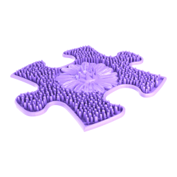 MUFFIK Orthopädische Strukturmatten Pink-Set -11 Teile für taktile Wahrnehmung