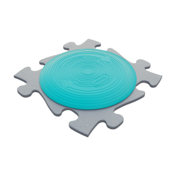 Muffik - Magisches Rotana  graphit/türkis