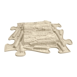 Strukturmatte Baumstamm mit harter Oberfläche in Beige