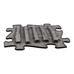 Strukturmatte Zweige mit harter Oberfläche in Grau