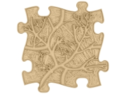 MUFFIK Orthopädische Strukturmatten Small-Set Pastellfarbe - 6 Teile für taktile Wahrnehmung