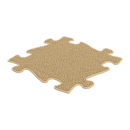 Strukturmatte Gras mit weicher Oberfläche in Beige