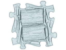 MUFFIK Orthopädische Strukturmatten Regenbogen Pastel Set - 8 Teile für taktile Wahrnehmung - Barfußpfad