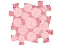 MUFFIK Orthopädische Strukturmatten Regenbogen Pastel Set - 8 Teile für taktile Wahrnehmung - Barfußpfad