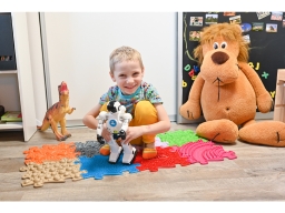 MUFFIK Orthopädische Strukturmatten Basic Set-1 - 8 Teile für taktile Wahrnehmung - Barfußpfad