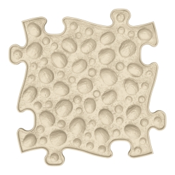 Strukturmatte Nüsse mit harter Oberfläche in Beige