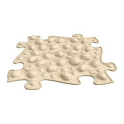 Strukturmatte Nüsse mit harter Oberfläche in Beige