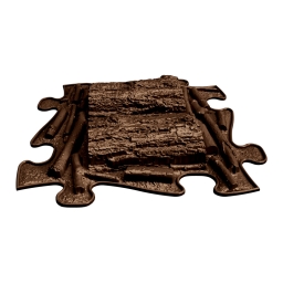 Strukturmatte Baumstamm mit harter Oberfläche in Braun