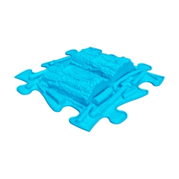 Strukturmatte Baumstamm mit harter Oberfläche in Blau