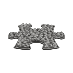 Strukturmatte Rapana Schnecke - mini mit harter Oberfläche in Grau