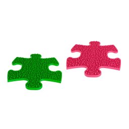 MUFFIK Orthopädische Sensomotorik-Matte XXL-Set aus 19 Elementen - Barfußpfad