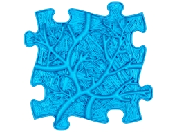 MUFFIK Orthopädische Strukturmatten Small-Set - 6 Teile für taktile Wahrnehmung