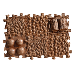 MUFFIK Orthopädische Strukturmatten ECO-Set - 6 Teile für taktile Wahrnehmung