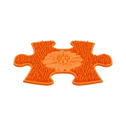 Strukturmatte Blumenfeld-mini mit weicher Oberfläche in Orange