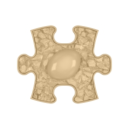 Strukturmatte Dino Eier-mini mit harter Oberfläche in Beige