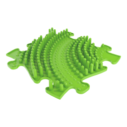 Strukturmatte Welle mit harter Oberfläche in Lime