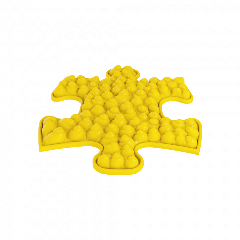 Strukturmatte Rapana Schnecke - mini mit weicher Oberfläche in Gelb