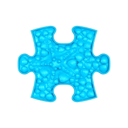 Strukturmatte Seestern-mini mit weicher Oberfläche in Blau