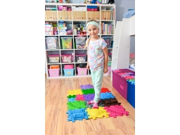 MUFFIK Orthopädische Sensorik Matte Profi Set – 2 Set aus 16 Elementen